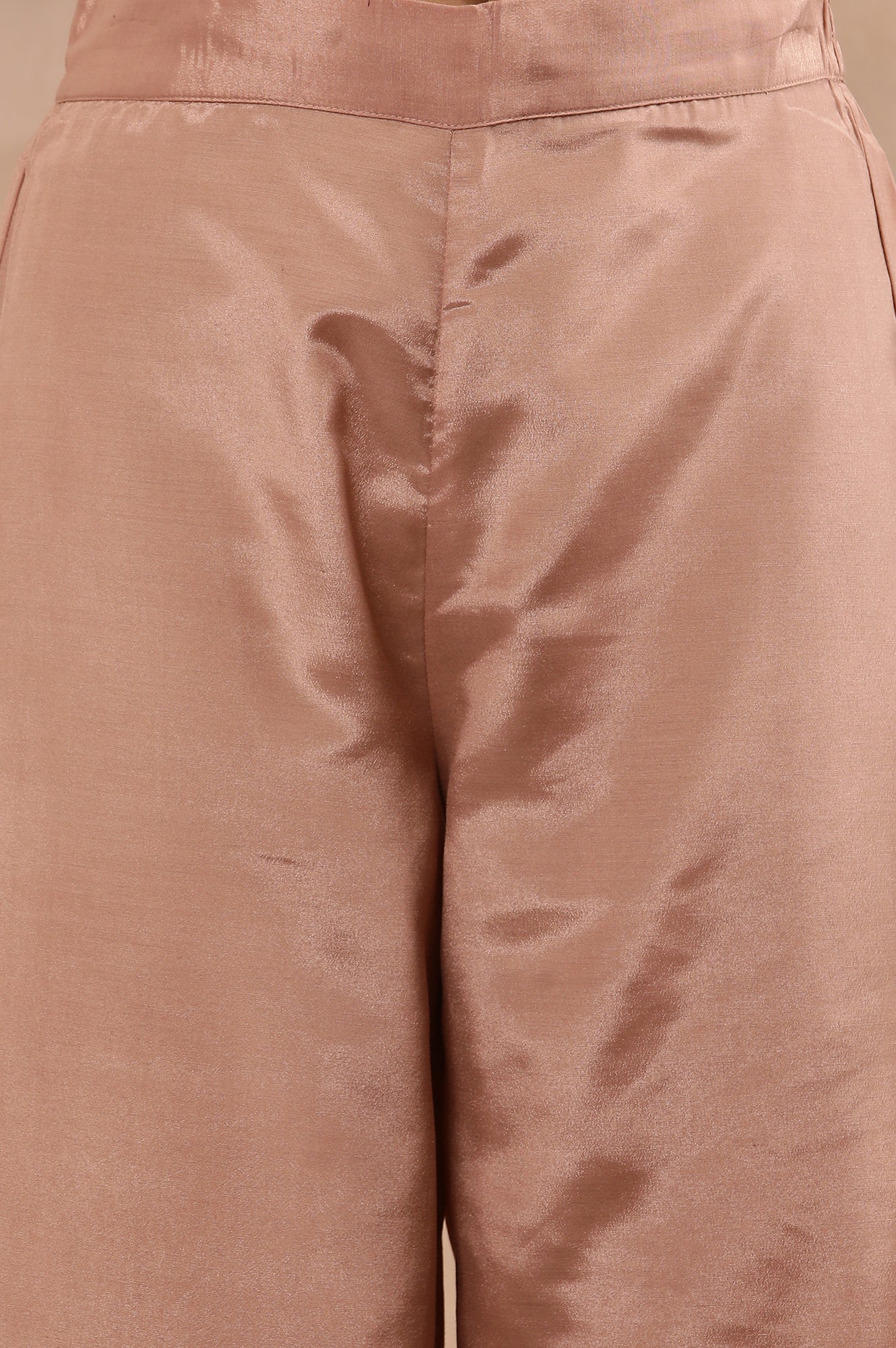 Wine Embroidered Kurta, Pink Flared Pants And Dupatta Set