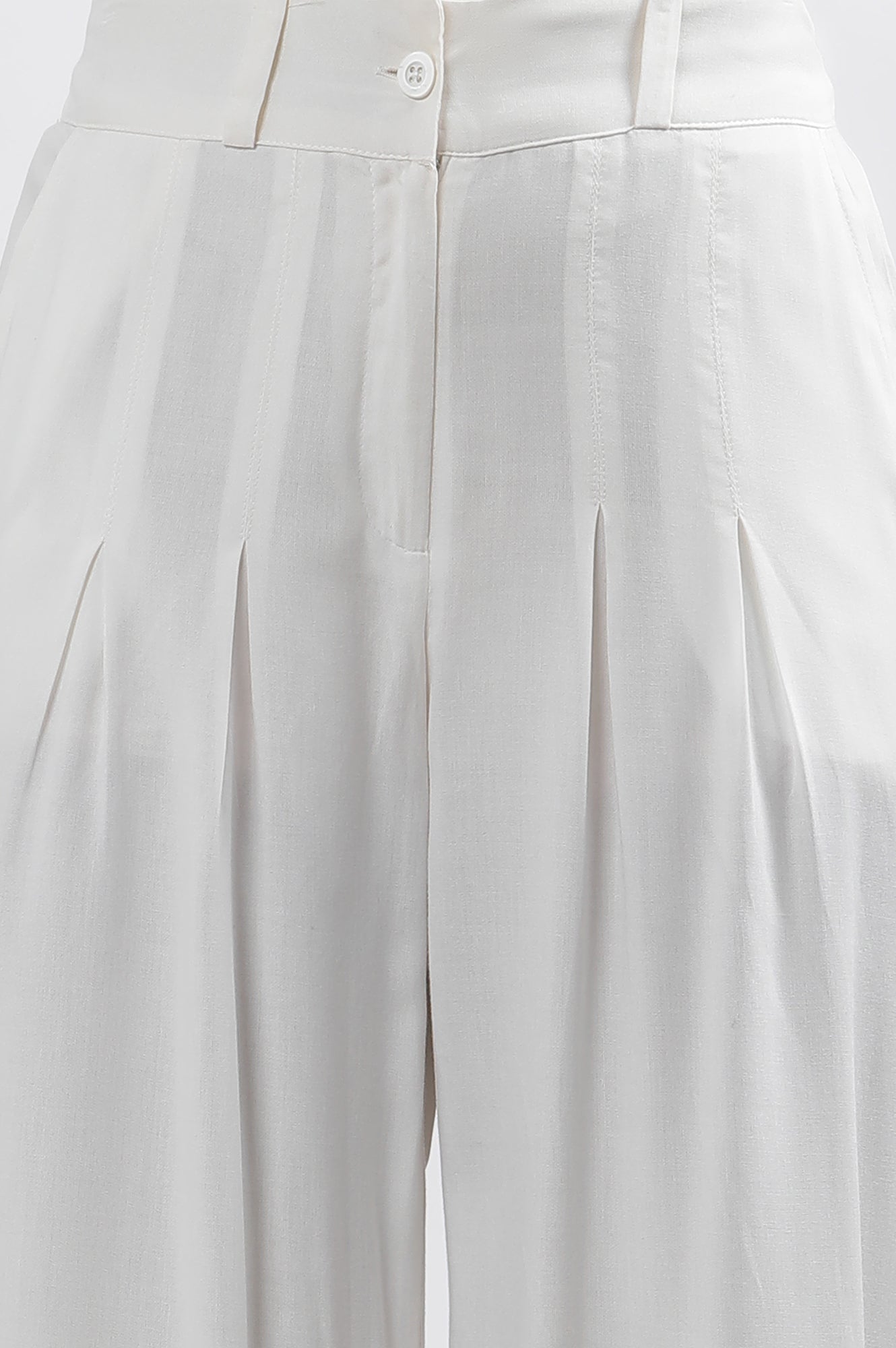 Orange & White Printed Kurta, Pants And Dupatta Set