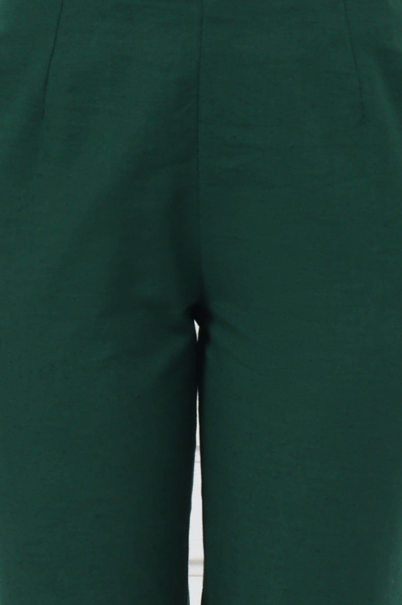 Green Embroidered Printed Mirror Work Cotton Blend Mid Rise Ankle Length Slim Pants