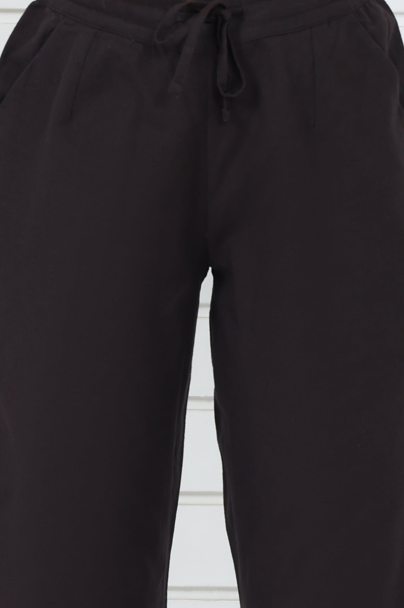 Brown Embroidered Printed Metallic Embroidered Cotton Blend Mid Rise Ankle Length Straight Pant