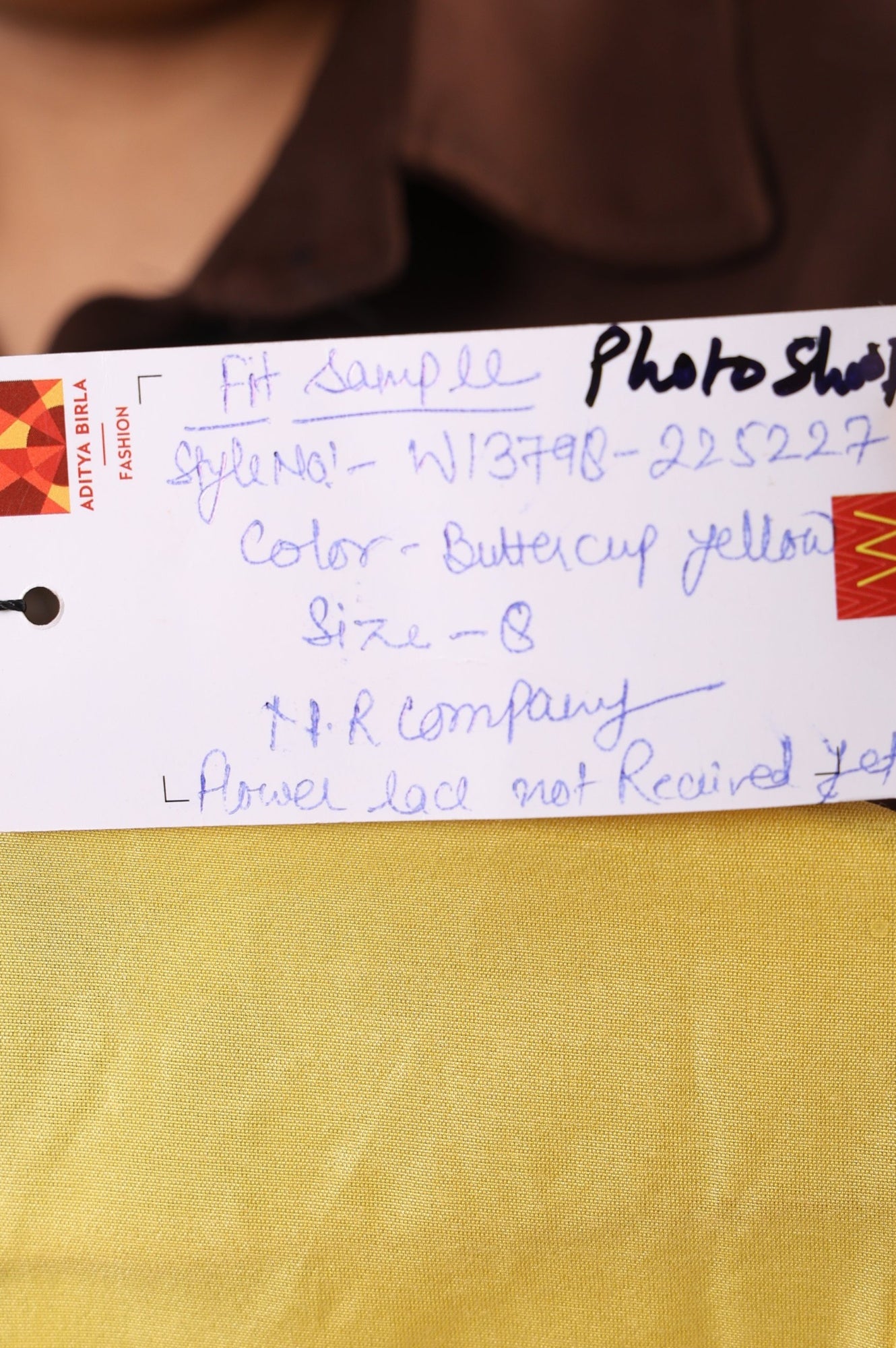 Yellow Applique Lace A-line Kurta