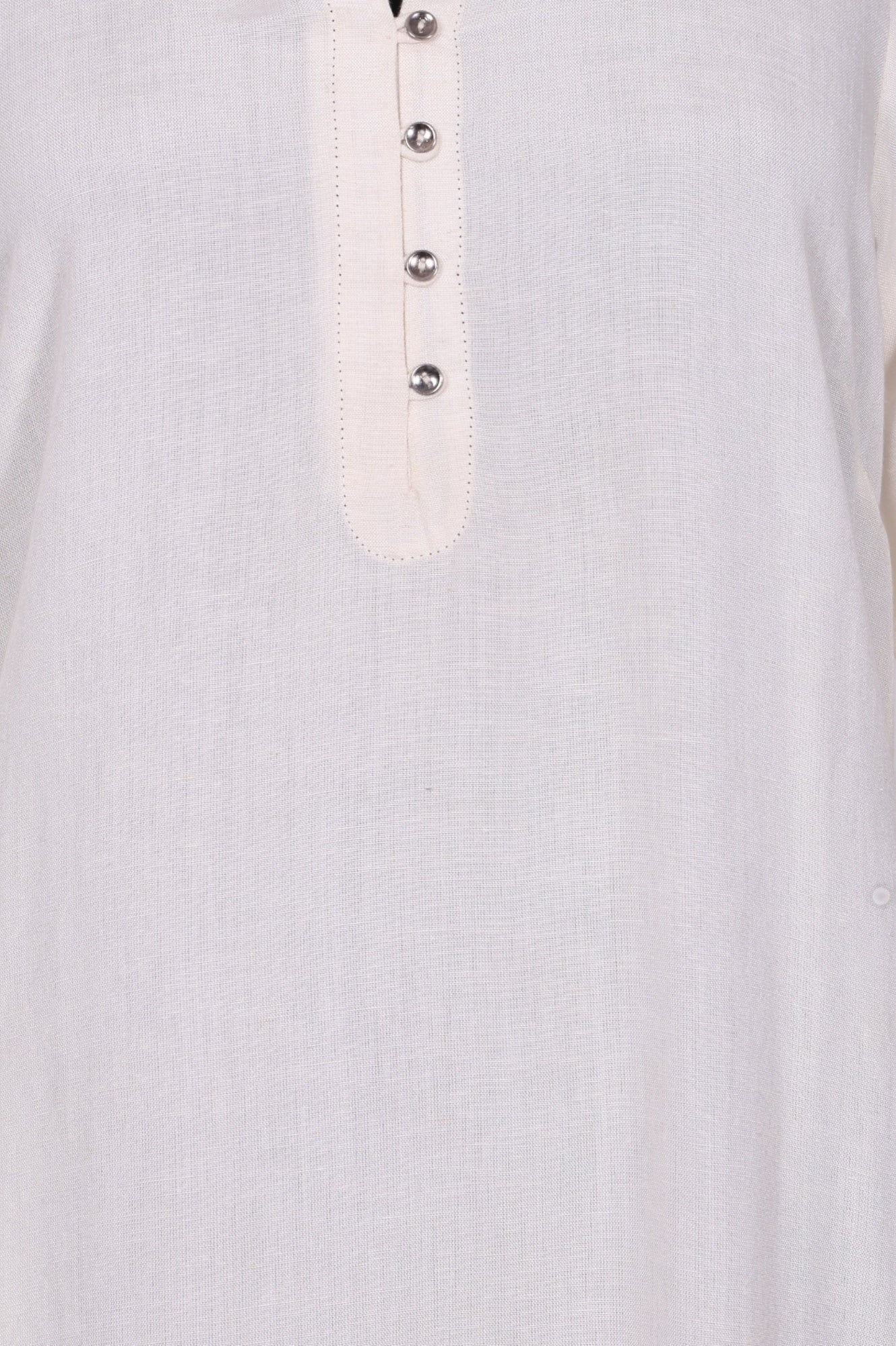 Beige Solid Rayon Straight Kurta