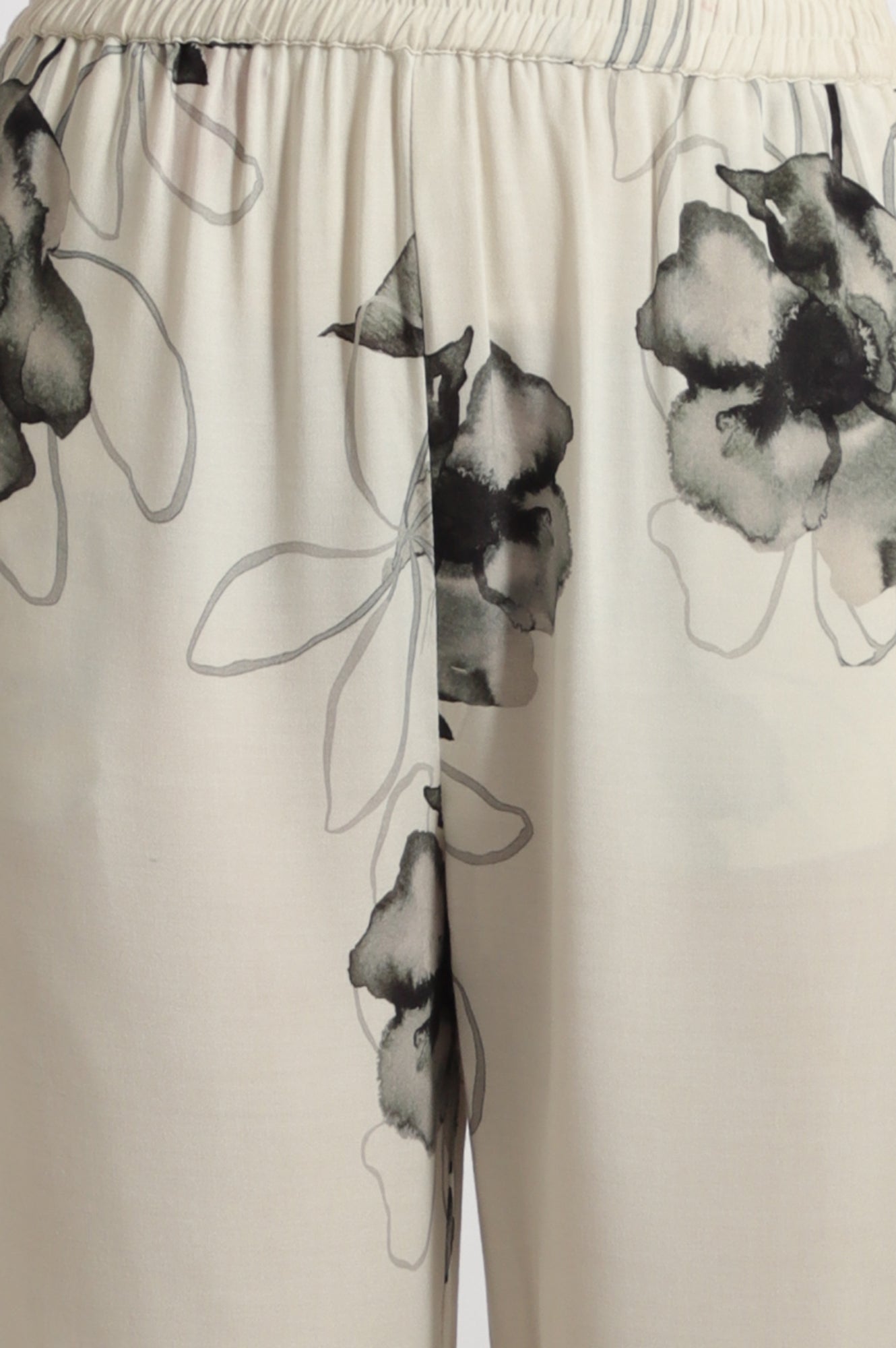 White and Black Embroidered Striped Cotton Crepe Kurta and Straight Pants and Dupatta Set