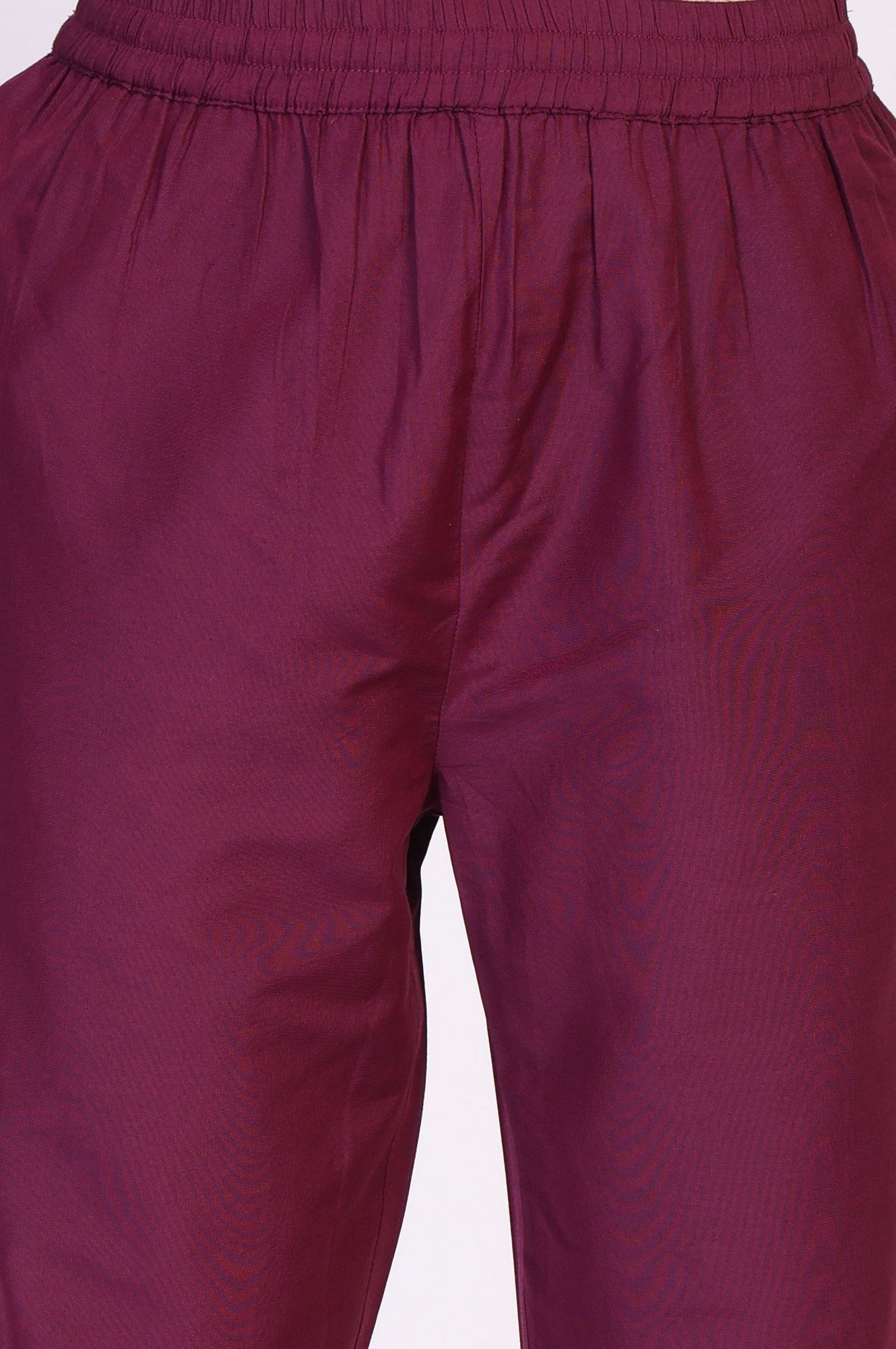 Purple Floral Print Tape A-Line Jacquard Kurta with Straight Pant and Dupatta Set