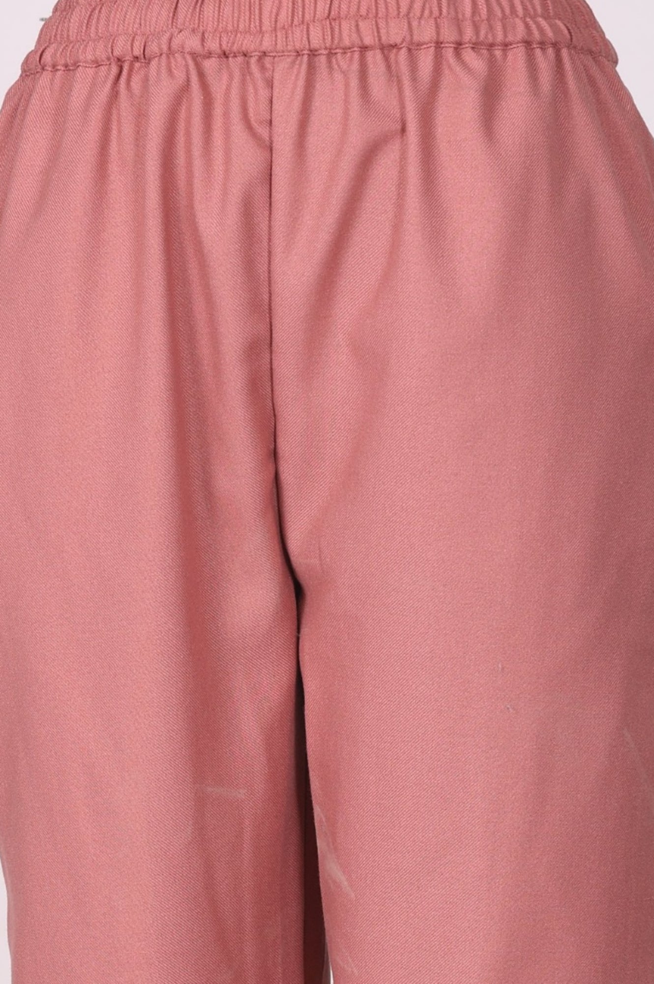 Pink Jacquard Straight Winter Kurta with Pants and Dupatta Set