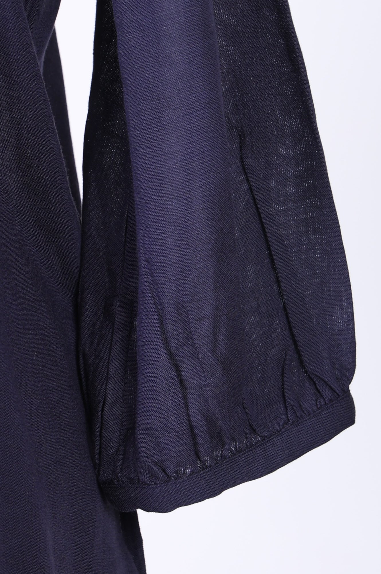 Navy Blue Embroidered Rayon Straight Shirt with Pants Co-ord Set