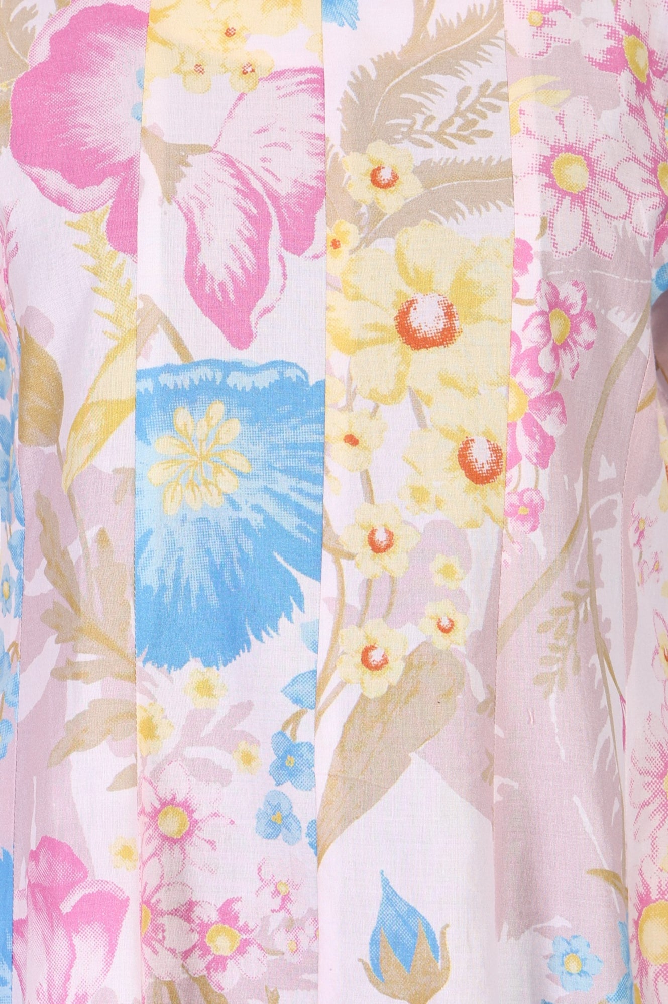 Pink Floral Printed Pure Cotton A-line Kurta