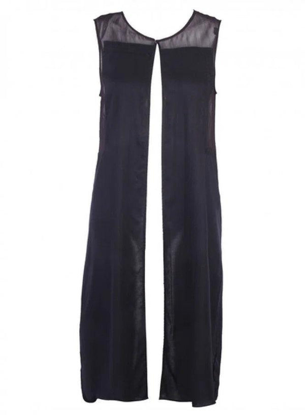 Black Sleeveless Gillet