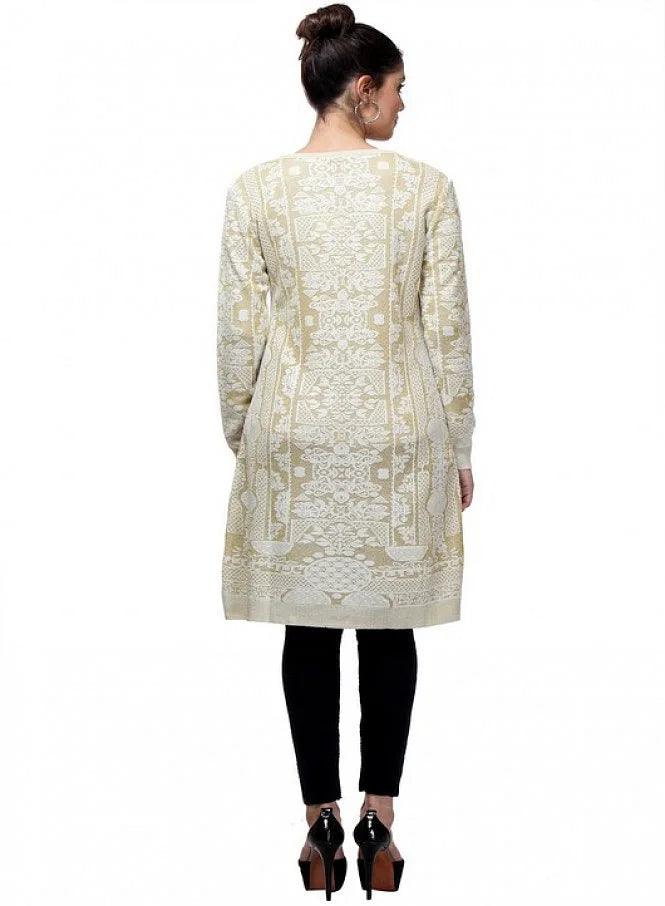 White Full Sleeve kurta - wforwoman