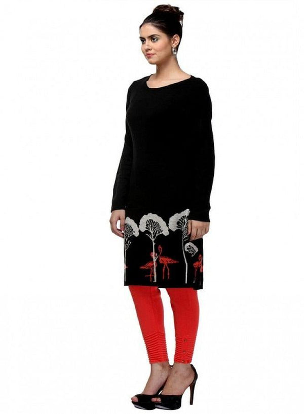 Black Full Sleeve kurta