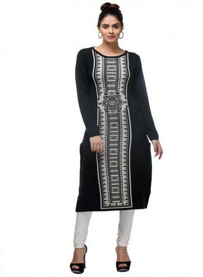 Blue Full Sleeve kurta - wforwoman