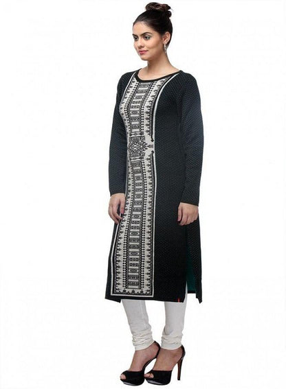 Blue Full Sleeve kurta - wforwoman