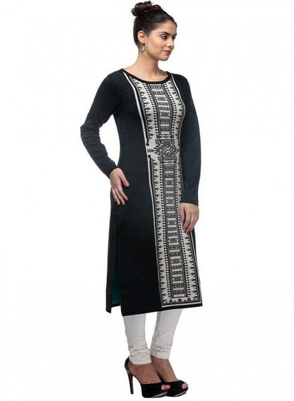 Blue Full Sleeve kurta - wforwoman