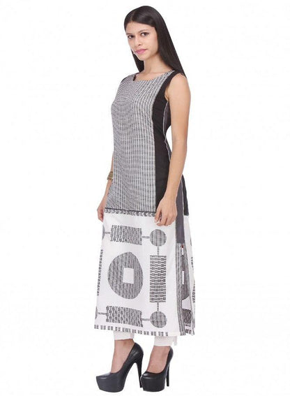 Multicoloured Printed Sleeveless kurta - wforwoman