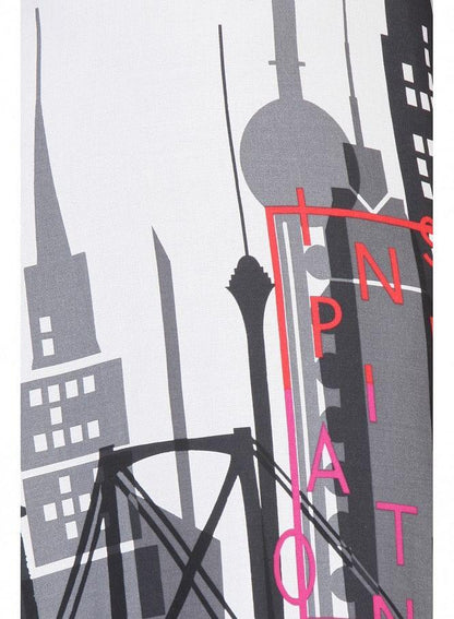 White Printed 3/4 Sleeve kurta - wforwoman