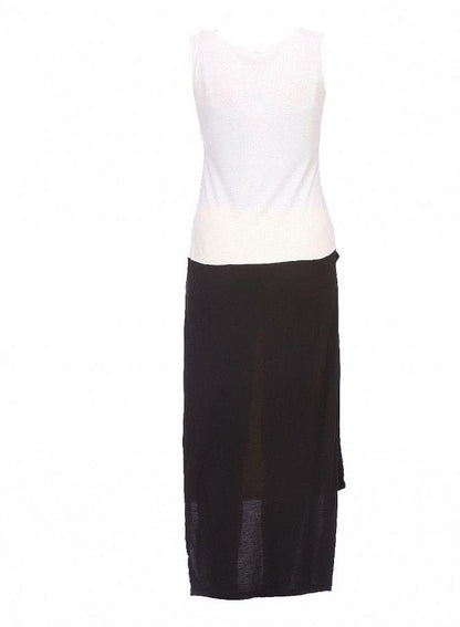 Yellow Printed Sleeveless kurta - wforwoman