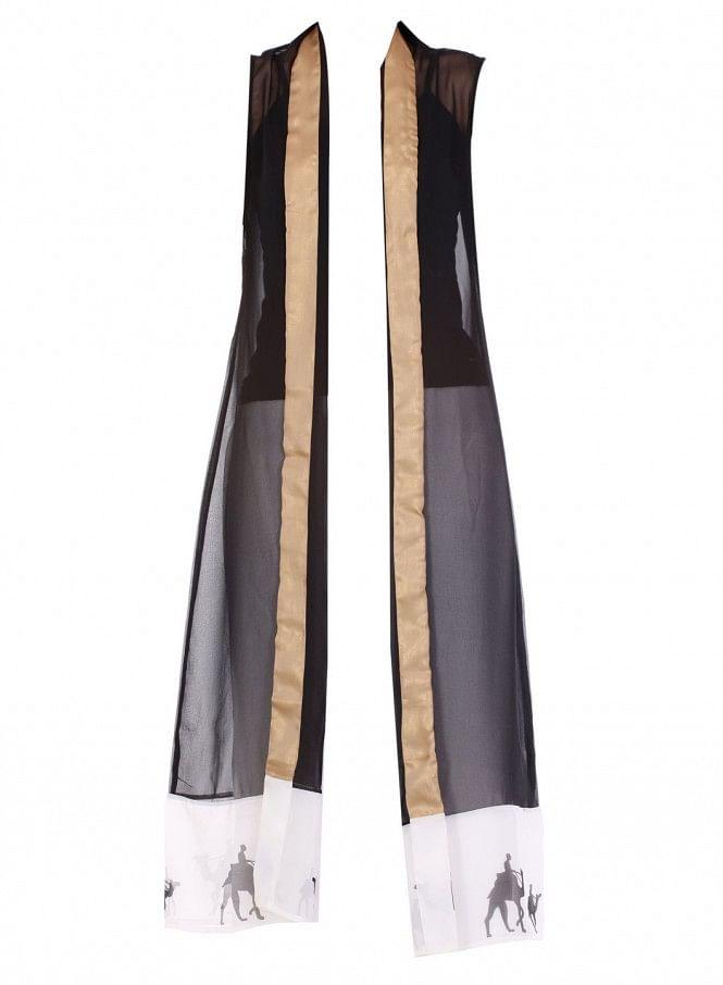 Black Sleeveless Gillet - wforwoman