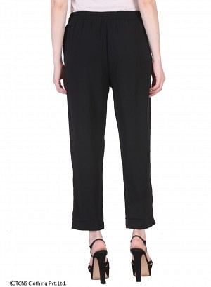 Black Ankle-Length Pants