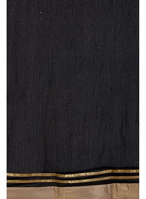 Black Embellished Dupatta