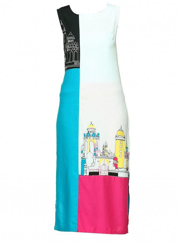 Multicoloured Stiletto kurta