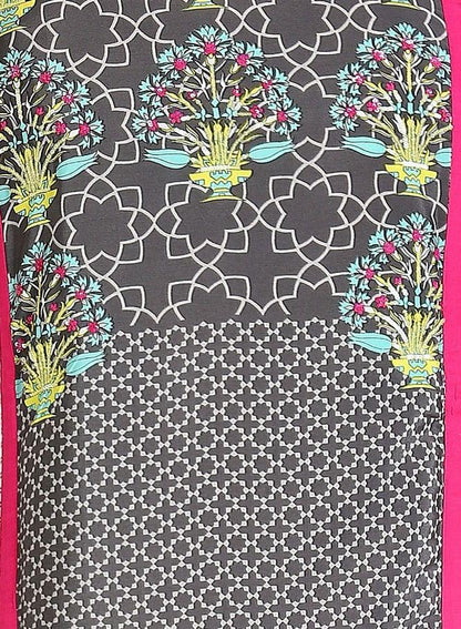 Multicolor 3/4 Sleeve Printed kurta - wforwoman