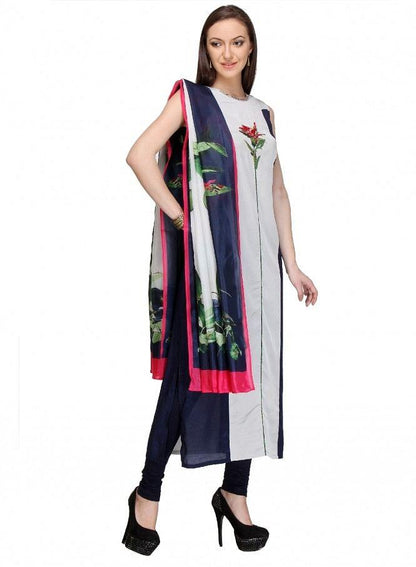 White Embellished Stiletto kurta - wforwoman