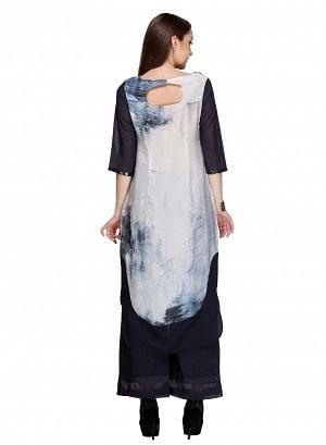 Multicoloured Embellished kurta - wforwoman