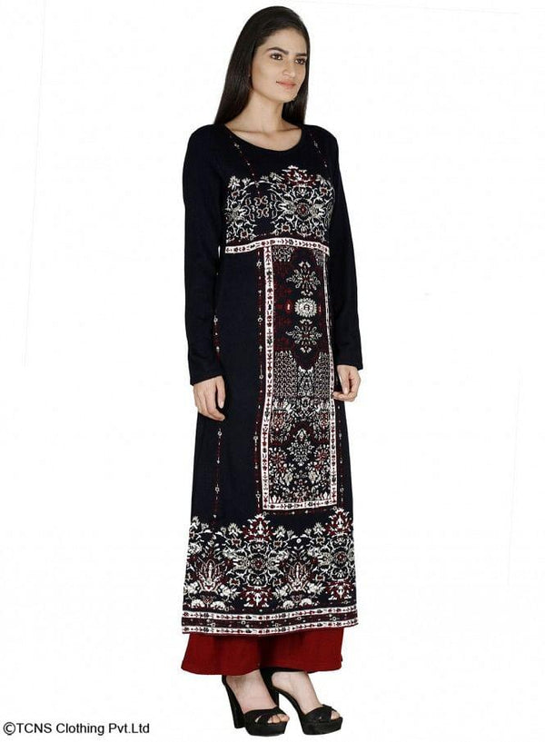 Blue Full Sleeve kurta