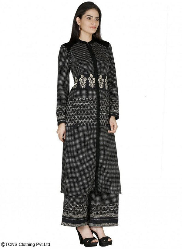Black Full Sleeve kurta
