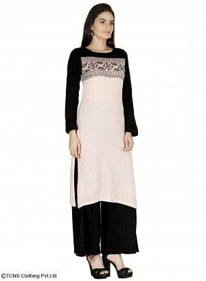 Pink Full Sleeve kurta - wforwoman