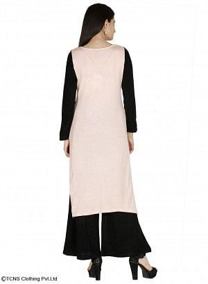 Pink Full Sleeve kurta - wforwoman