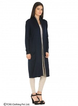 Blue Long Cardigan - WVG