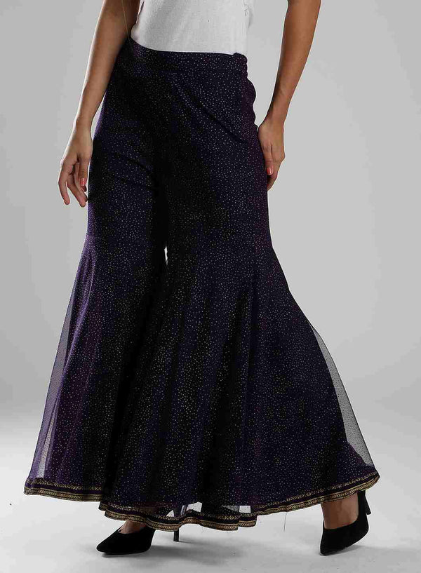 Purple Printed Sharara