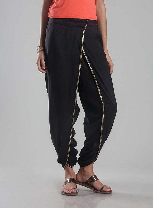 Black Dhoti Pants