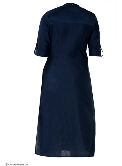 Blue 3/4 Sleeve kurta