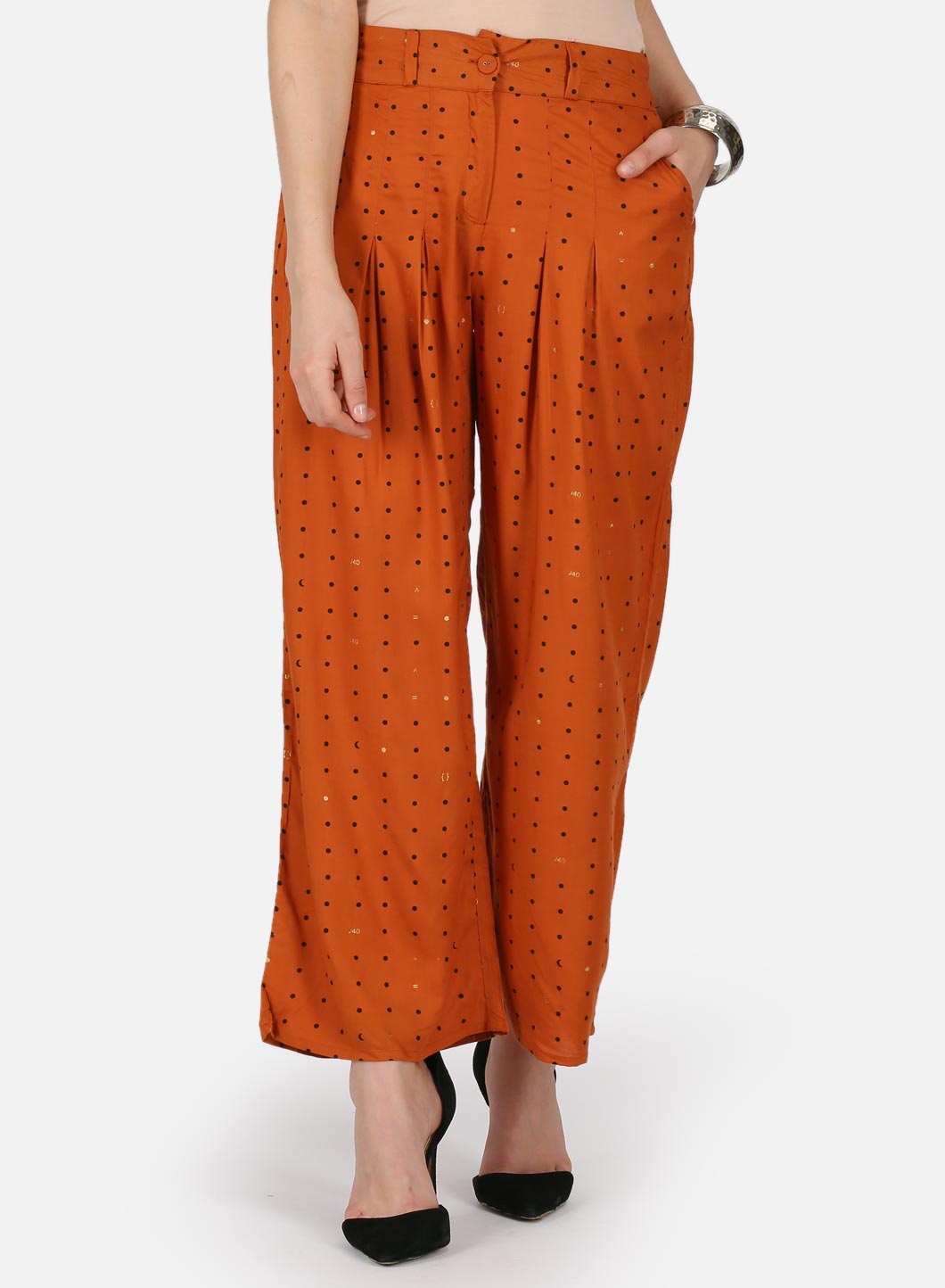 Brown Volume Pants