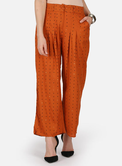 Brown Volume Pants