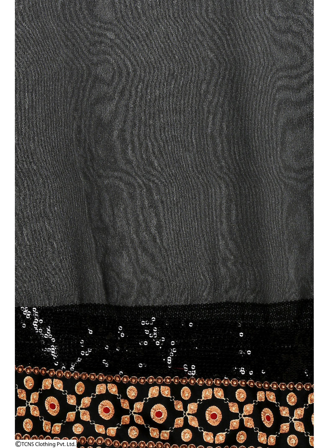 Black Printed Dupatta