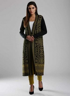 Black & Yellow Cardigan