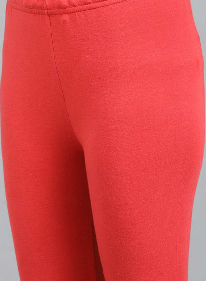 Red Knitted Churidar