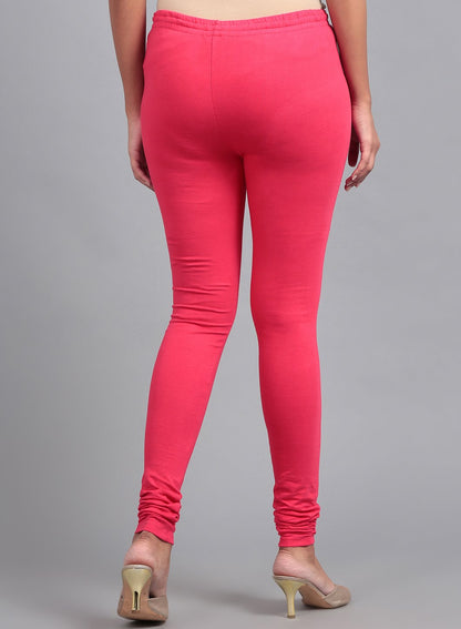 Pink Knitted Churidar