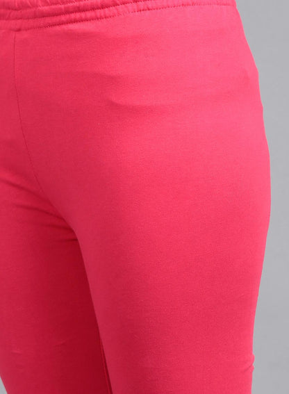 Pink Knitted Churidar