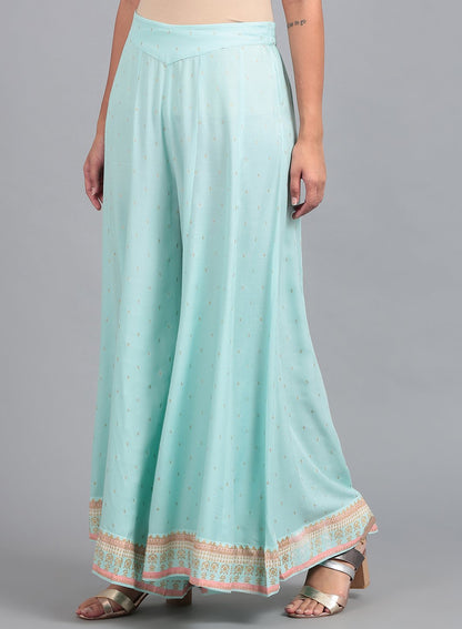 Blue Printed Culottes