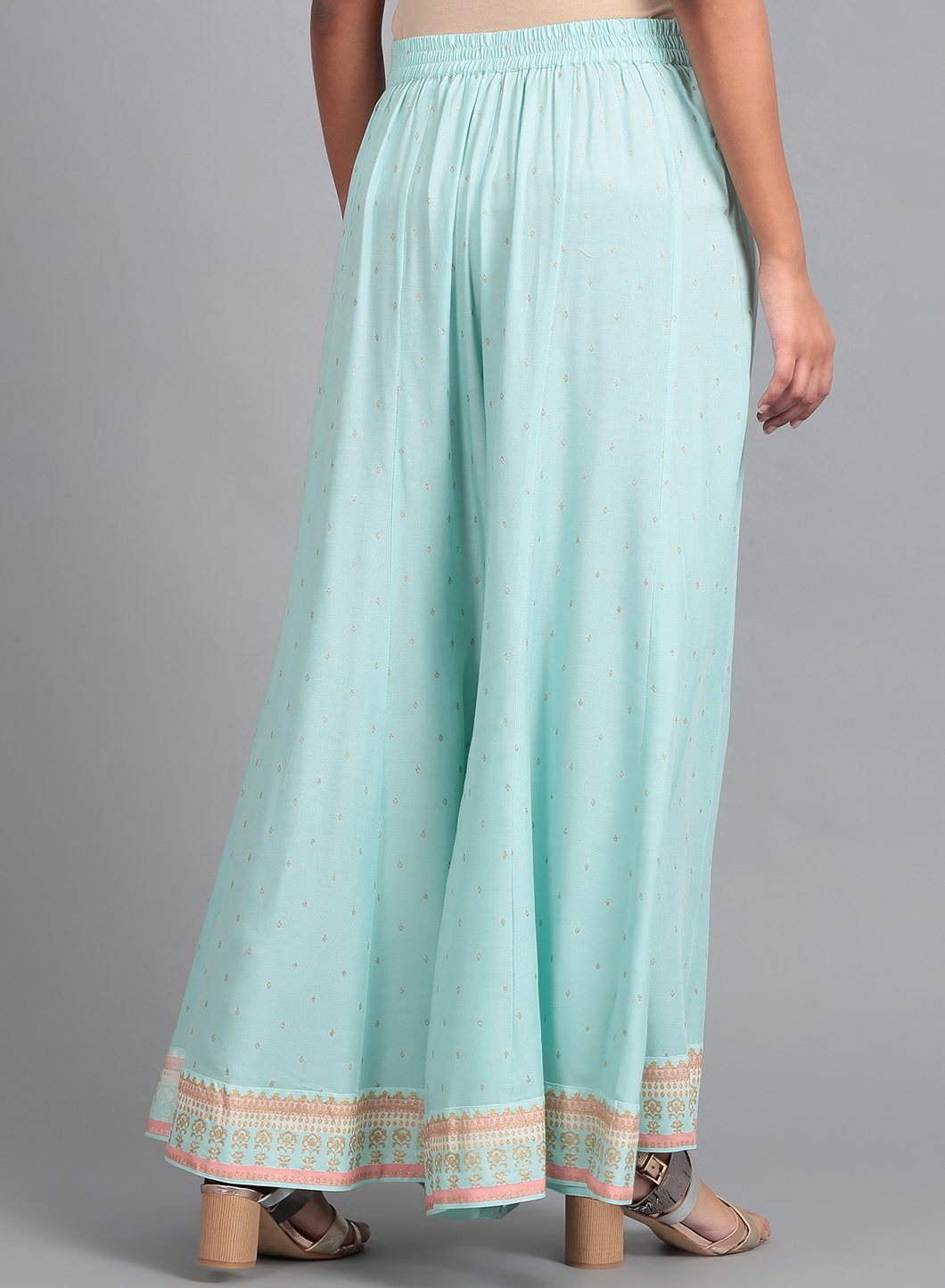 Blue Printed Culottes