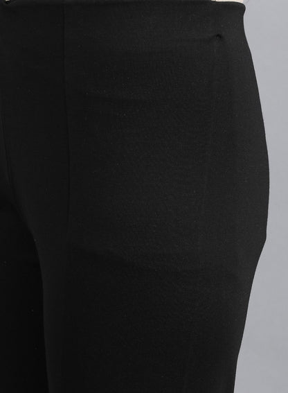 Black Solid Leggings