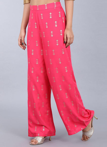 Pink Parallel Pants - wforwoman