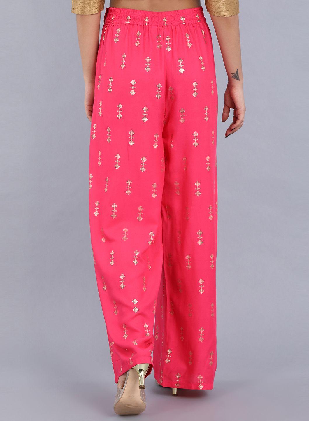 Pink Parallel Pants - wforwoman
