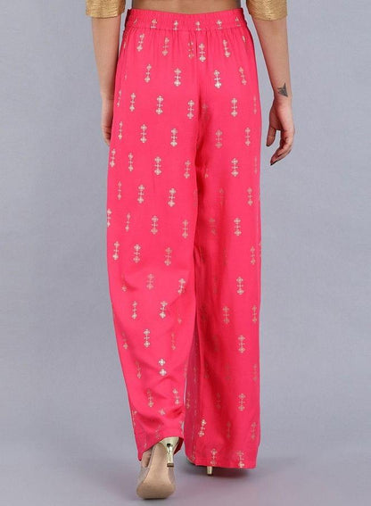 Pink Parallel Pants - wforwoman