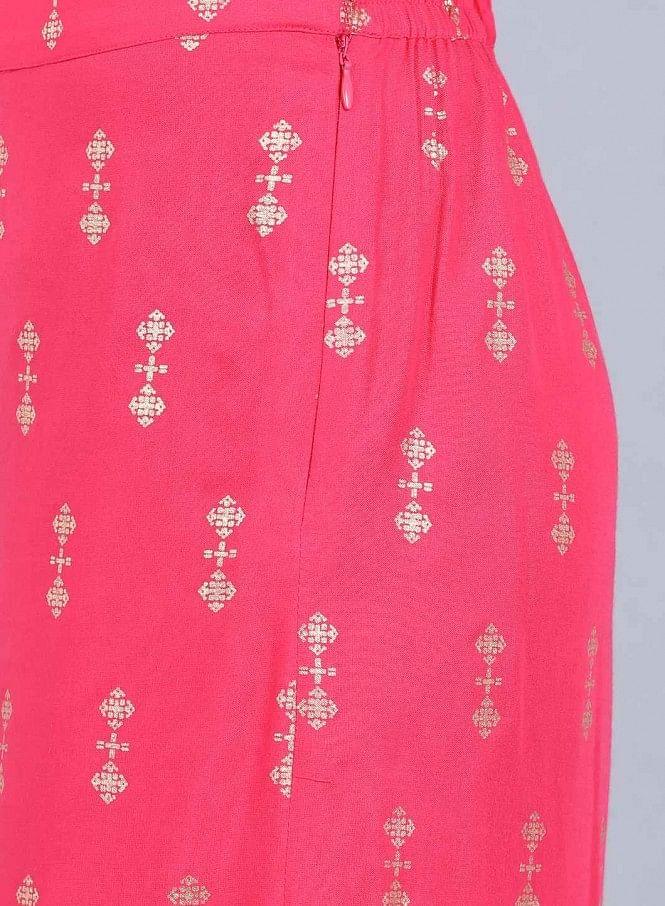 Pink Parallel Pants - wforwoman