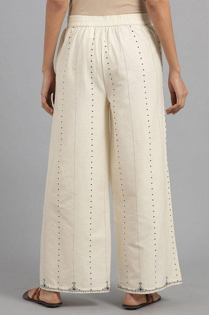 White Parallel Pants - wforwoman